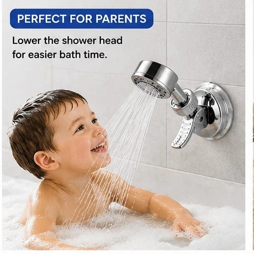 Mavkilo™ Adjustable Shower Head Holder – No Drilling Needed