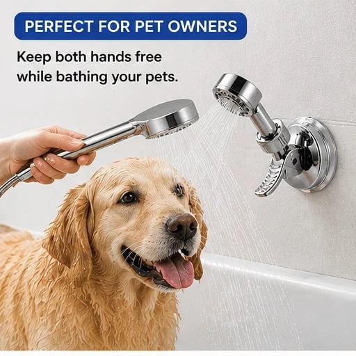 Mavkilo™ Adjustable Shower Head Holder – No Drilling Needed