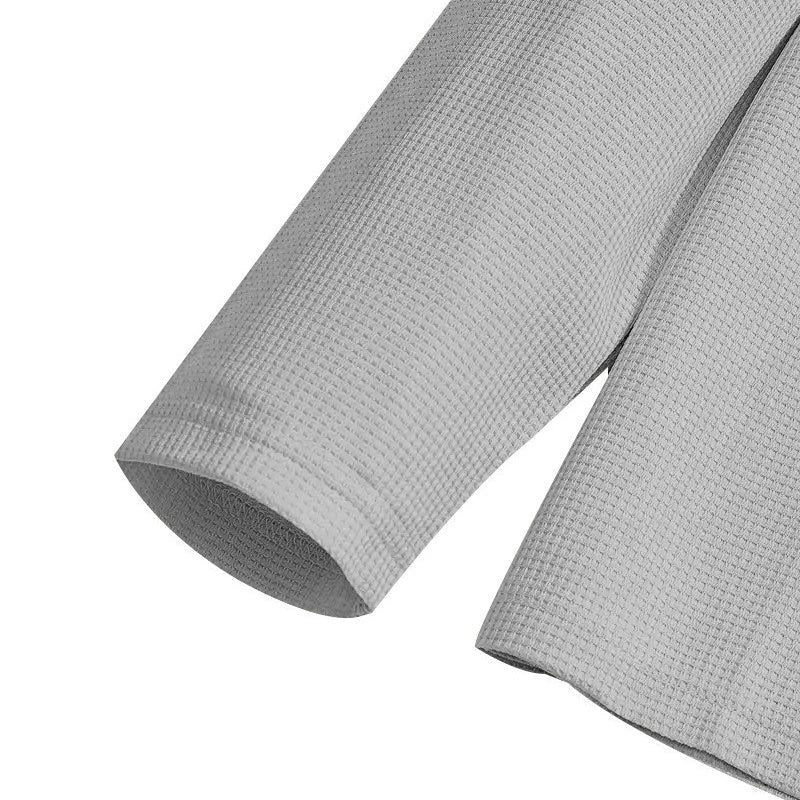Mavkilo™Waffle Knit Quarter Zip Lounge Set