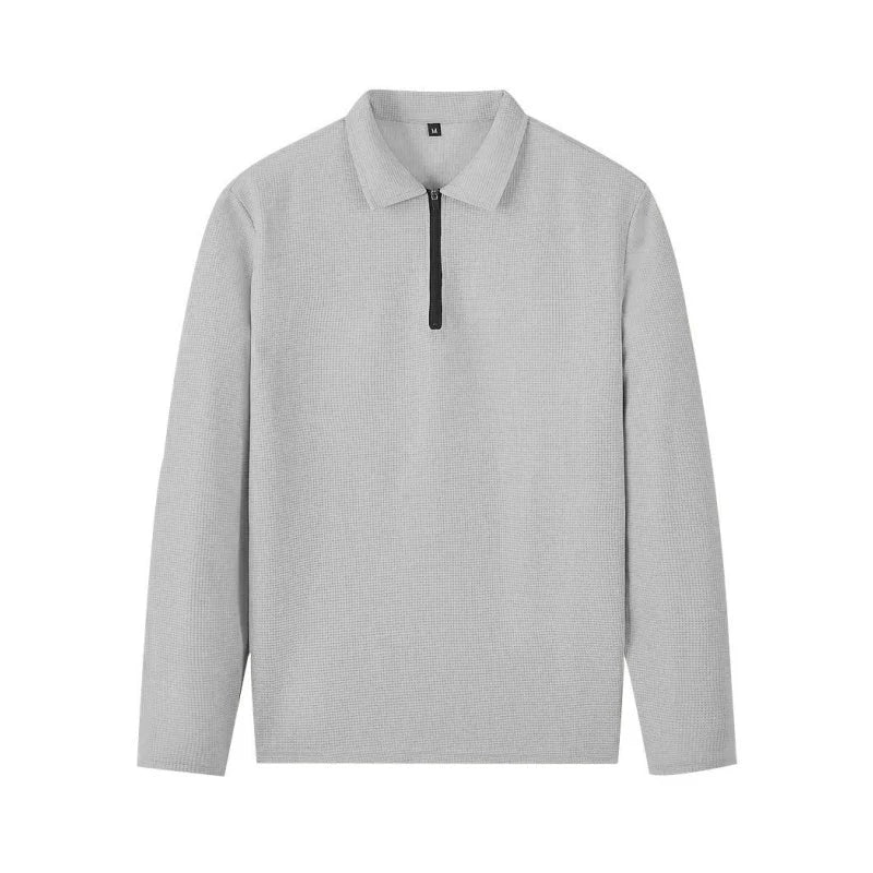 Mavkilo™Waffle Knit Quarter Zip Lounge Set