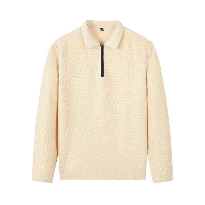 Mavkilo™Waffle Knit Quarter Zip Lounge Set