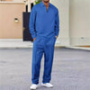 Mavkilo™Waffle Knit Quarter Zip Lounge Set