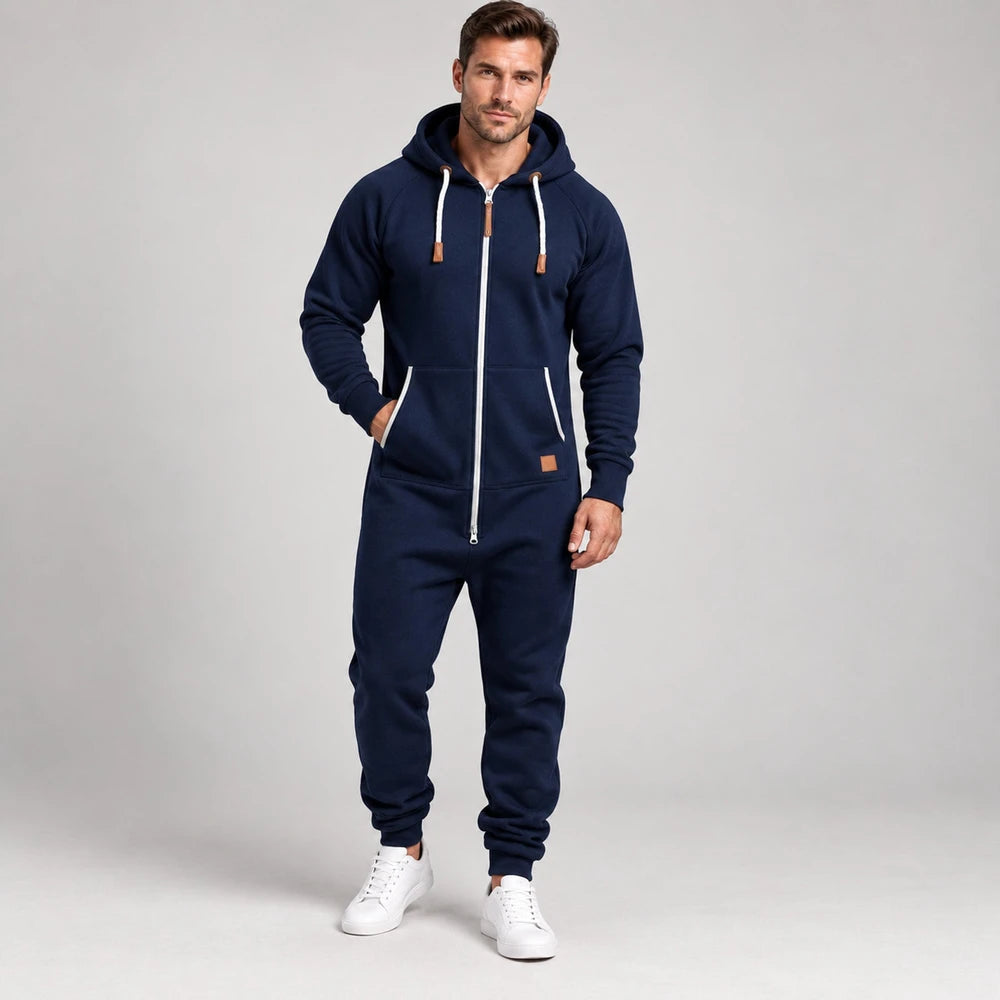 Mavkilo™Relaxed Full-Zip Hooded Jumpsuit