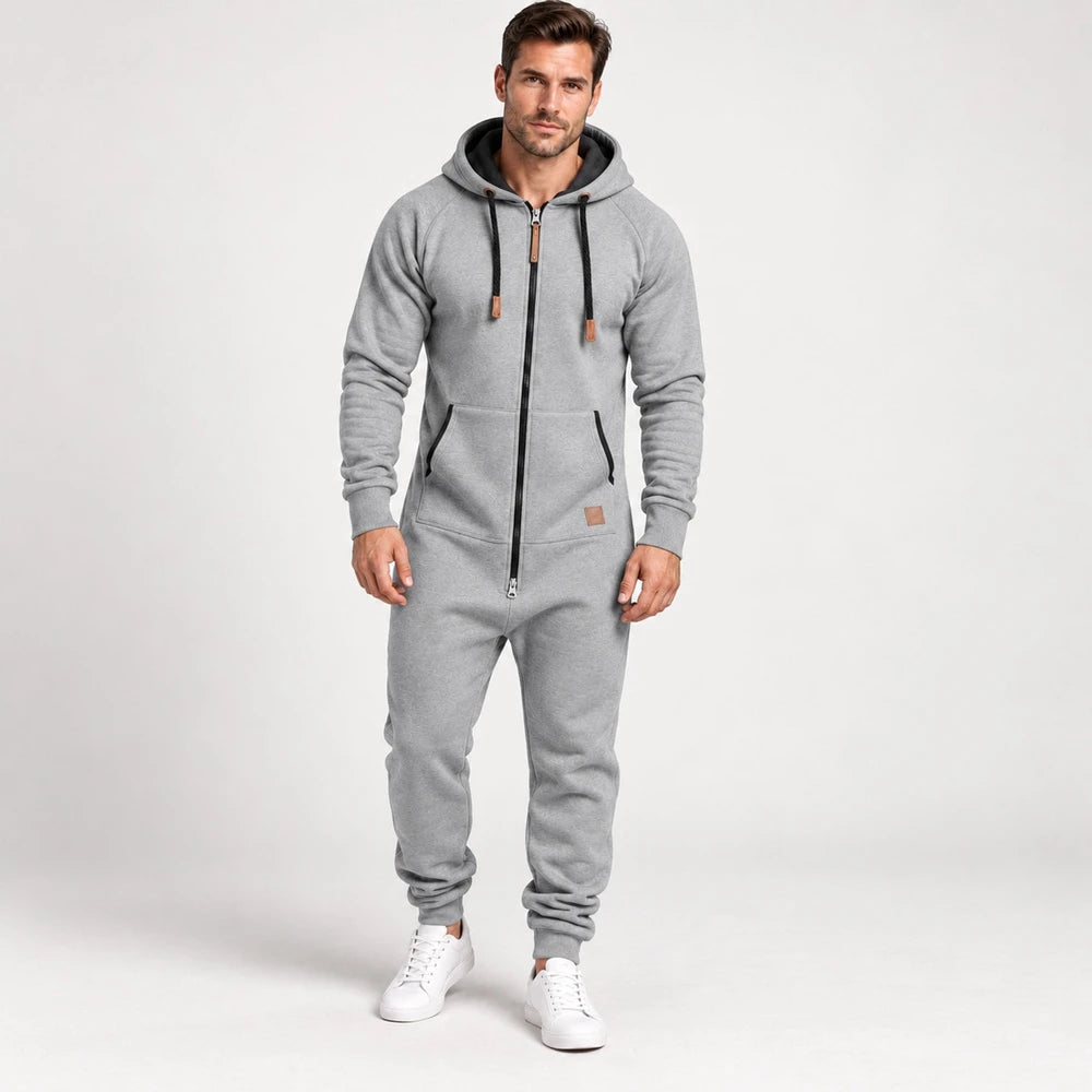 Mavkilo™Relaxed Full-Zip Hooded Jumpsuit