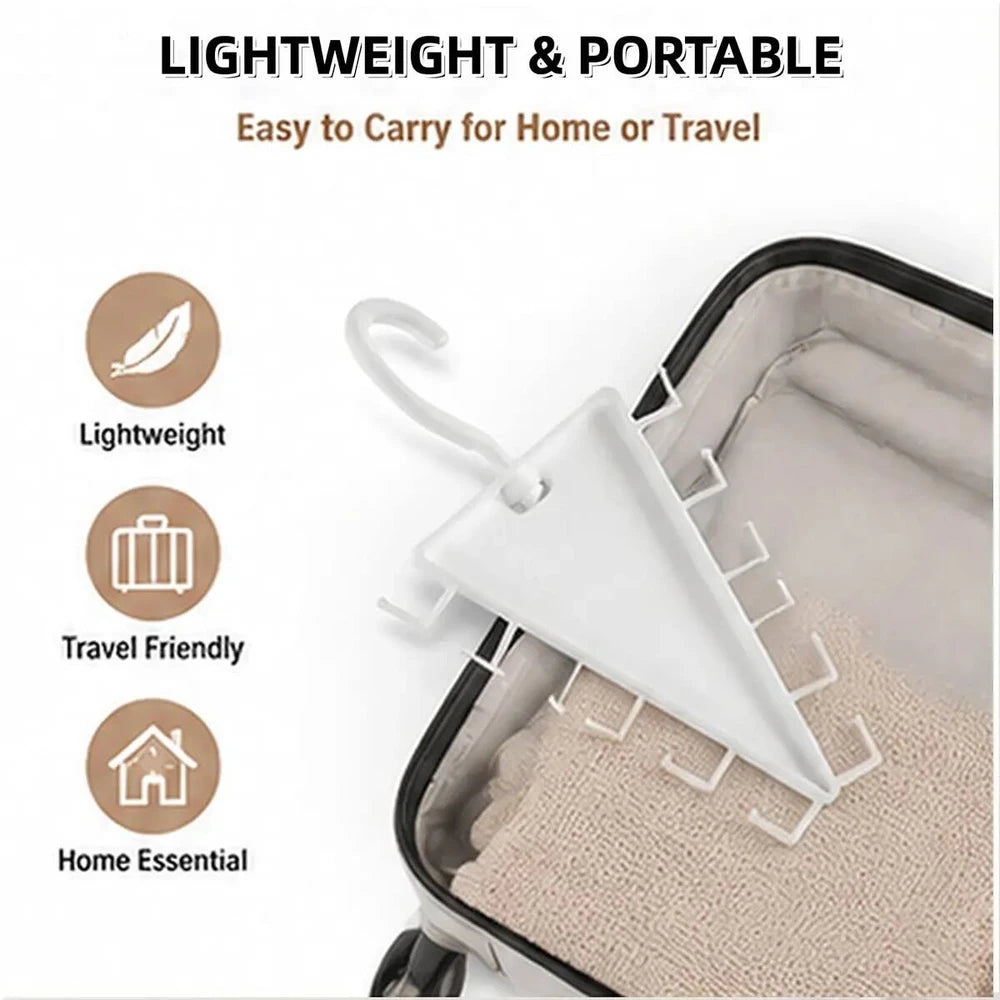Rotating V-Shaped Closet Organizer