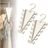 Rotating V-Shaped Closet Organizer