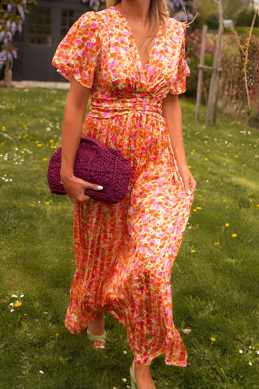 V-Neck Maxi Dress | Elegant Timeless Style